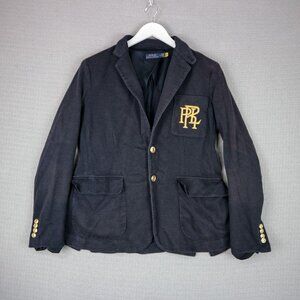 Polo Ralph Lauren Womens Nautical Embroidered Faded Blazer Tailored Jacket